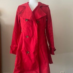 red trench coat from h&m, never worn!